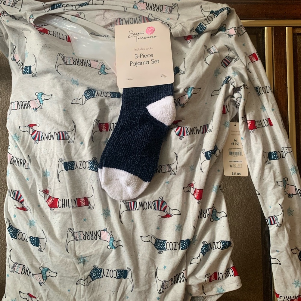 NWT 3-piece Holiday PJ set